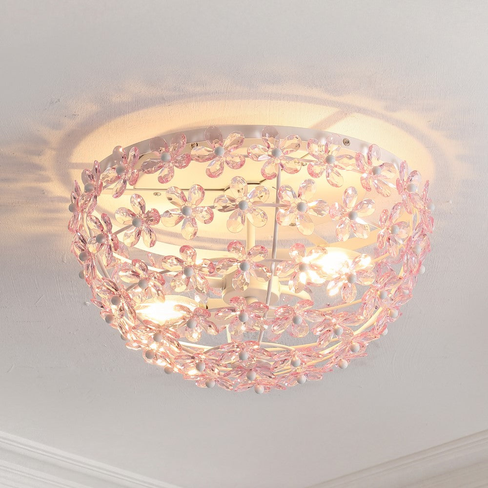 Nest Farmhouse Cottage Metal LED Vanity Light with Frosted Glass Shades