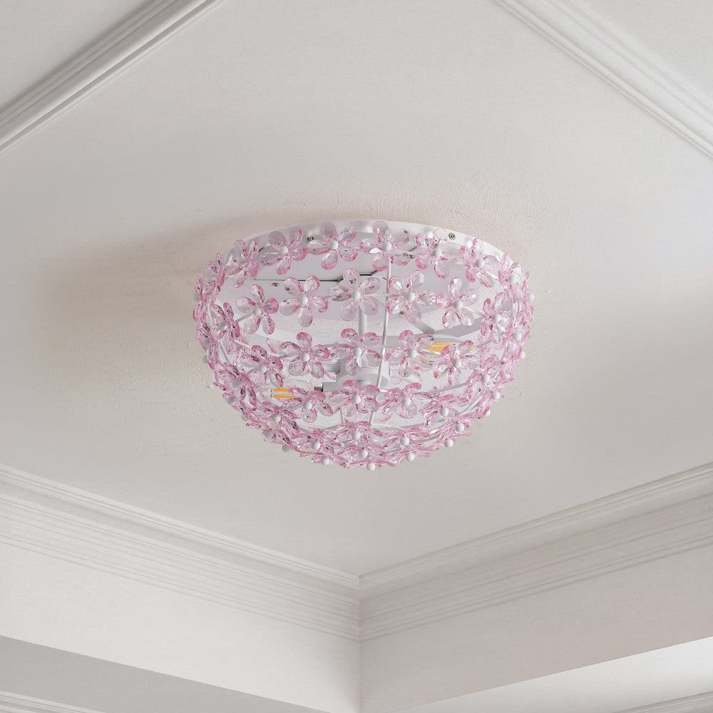 Nest Farmhouse Cottage Metal LED Vanity Light with Frosted Glass Shades