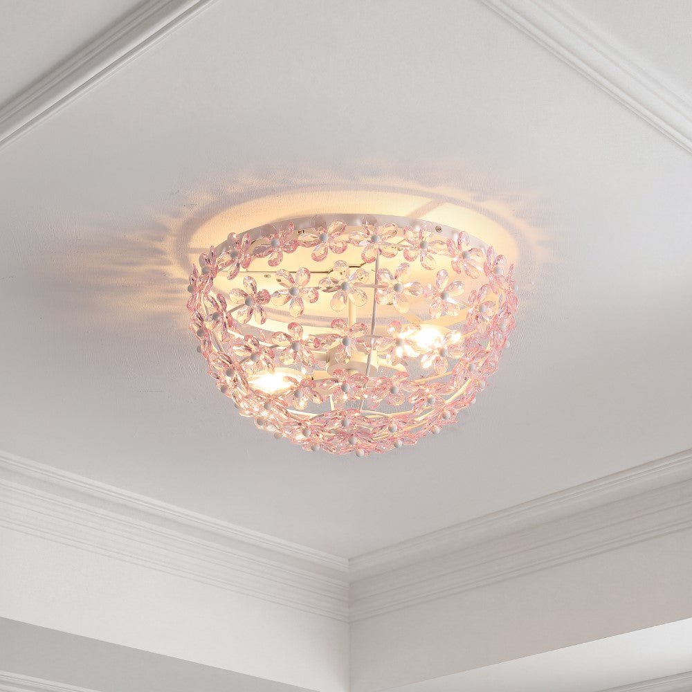 Nest Farmhouse Cottage Metal LED Vanity Light with Frosted Glass Shades