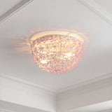 Nest Farmhouse Cottage Metal LED Vanity Light with Frosted Glass Shades