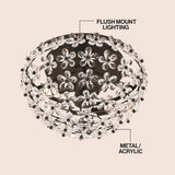 Patina 32" 5-Light Classic Minimalist Iron Inverted Gourd LED Chandelier