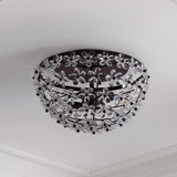 Patina 32" 5-Light Classic Minimalist Iron Inverted Gourd LED Chandelier