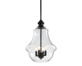 Huon Adjustable Metal/Glass LED Pendant