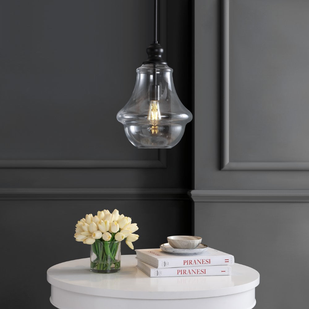 Huon Adjustable Metal/Glass LED Pendant