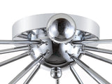 Marten 20" 7-Light Metal LED Flush Mount