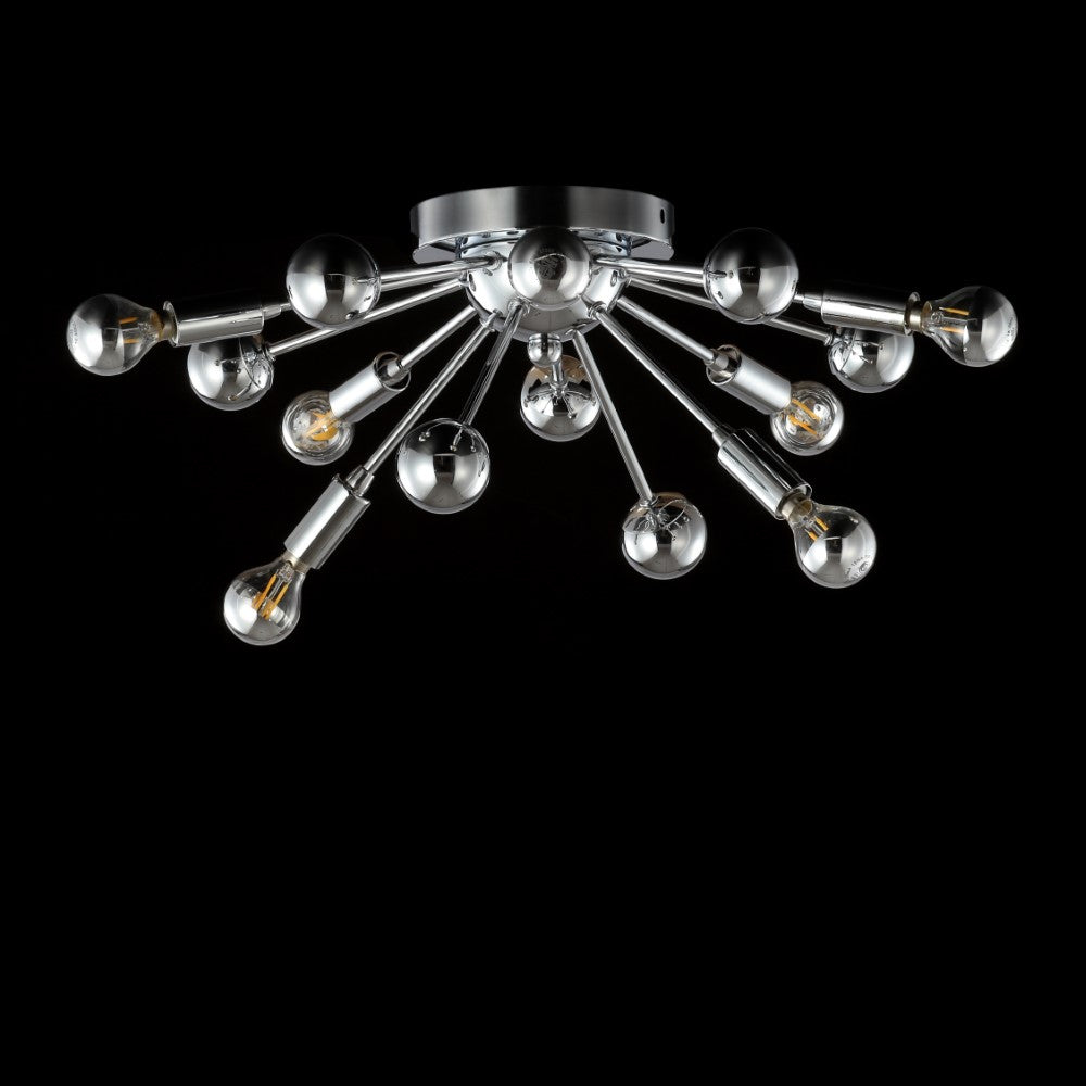 Marten 20" 7-Light Metal LED Flush Mount