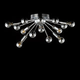 Marten 20" 7-Light Metal LED Flush Mount