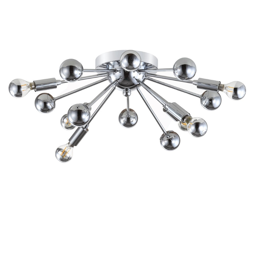 Marten 20" 7-Light Metal LED Flush Mount