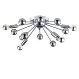 Marten 20" 7-Light Metal LED Flush Mount