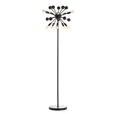 Coconut 10-Light 63" Modern Sputnik Metal LED Floor Lamp