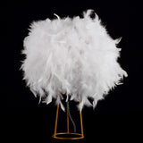 Firuz 16" Feather Metal LED Table Lamp