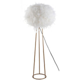 Rosy 52" Feather Metal LED Floor Lamp