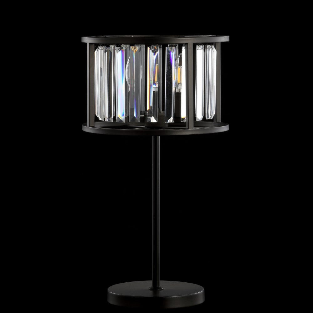 Scolopax 21.5" Metal/Crystal LED Table Lamp