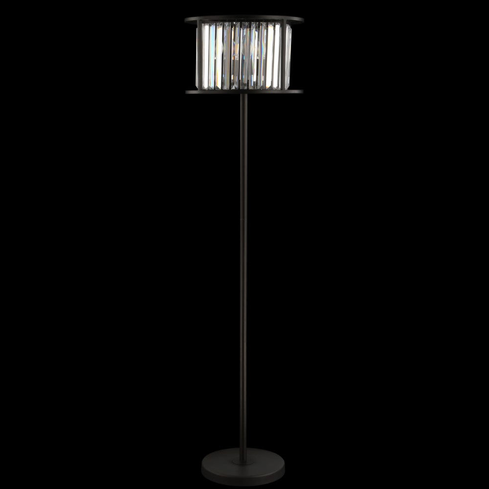 Olmec 63" Metal/Crystal LED Floor Lamp