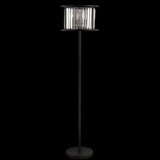 Olmec 63" Metal/Crystal LED Floor Lamp