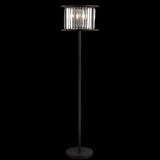 Olmec 63" Metal/Crystal LED Floor Lamp