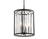 Nemrut 12" Metal/Crystal LED Pendant