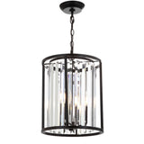 Nemrut 12" Metal/Crystal LED Pendant