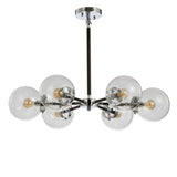 Lantana 6-Light 28" Brass Cluster Pendant