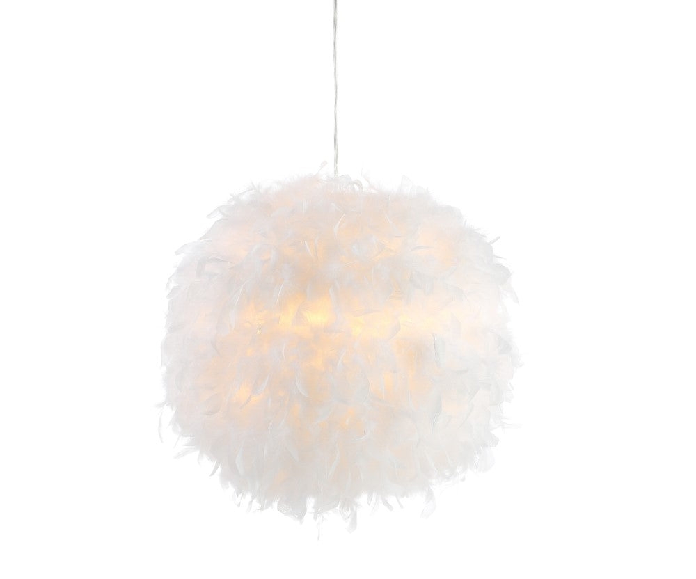 Flycatcher 19" Feather Metal Adjustable LED Pendant