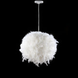Flycatcher 19" Feather Metal Adjustable LED Pendant