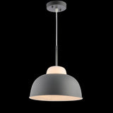 Lavender 12" Adjustable Metal/Glass LED Pendant