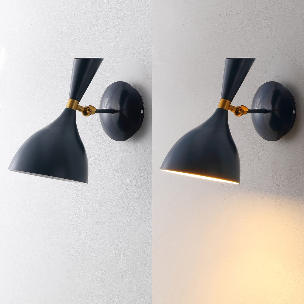 Plimpton 10" Iron Retro LED Wall Sconce