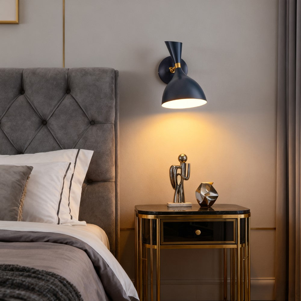 Plimpton 10" Iron Retro LED Wall Sconce