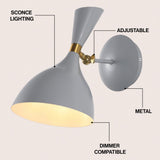 Plimpton 10" Iron Retro LED Wall Sconce