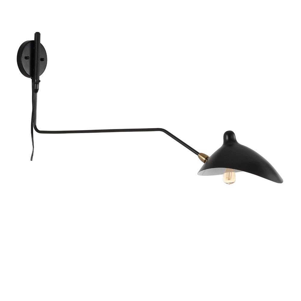 Toklas 35" Iron Retro Swing LED Wall Sconce