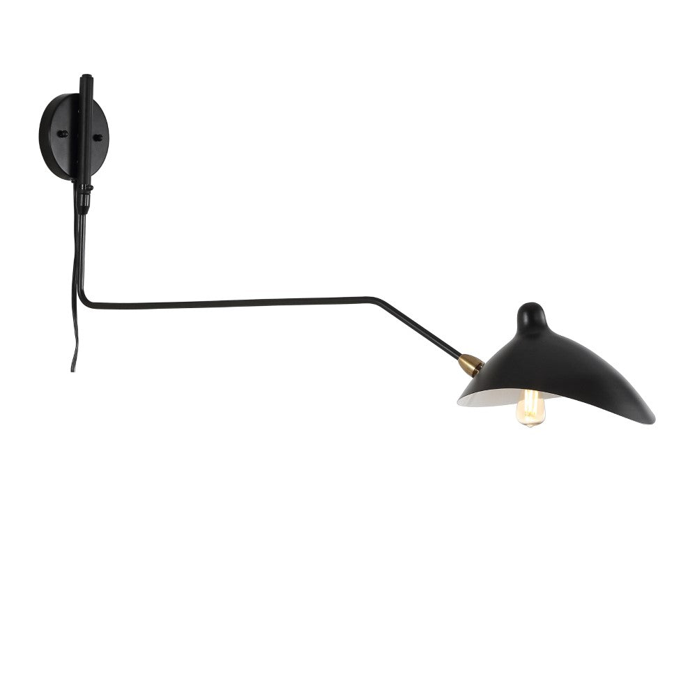 Toklas 35" Iron Retro Swing LED Wall Sconce