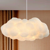 Rimz 23" Modern Contemporary Silk LED Cloud Pendant