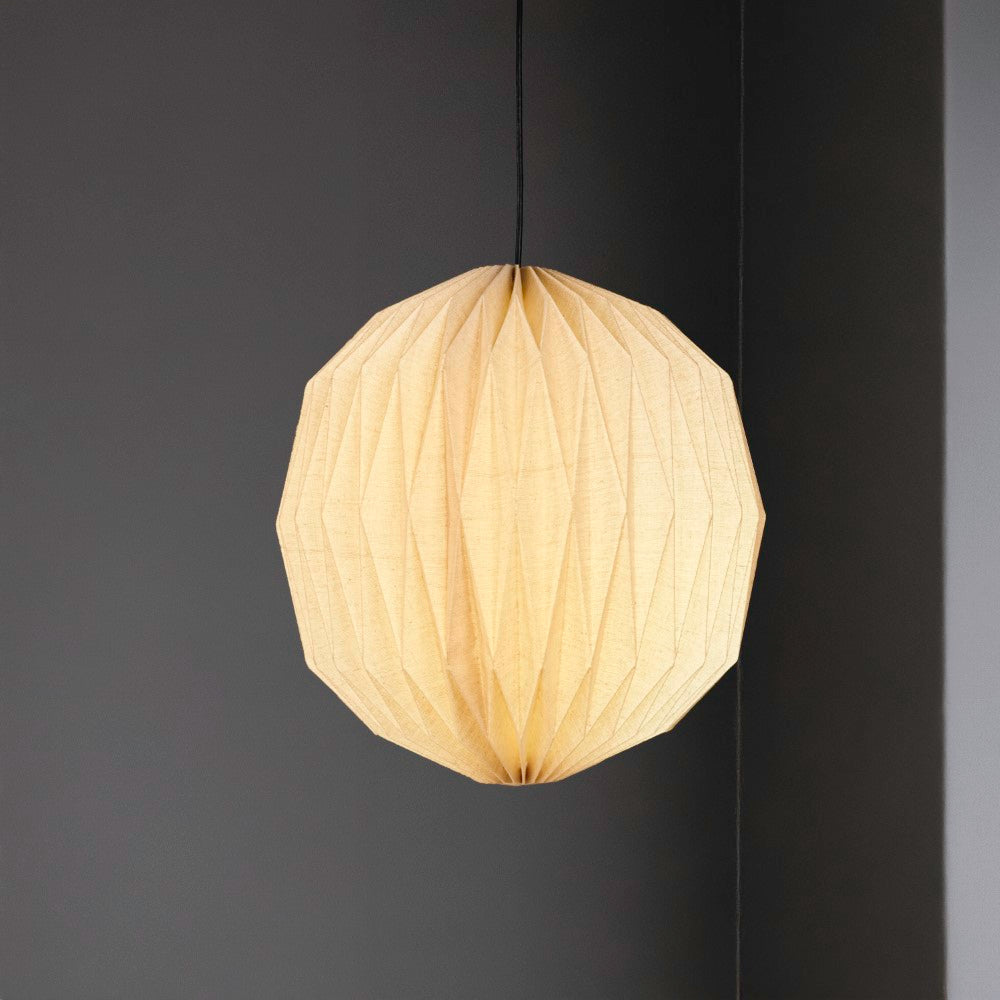 Dune 15.75" Modern Vintage Orb Honeycomb Shade LED Pendant Light