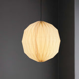 Dune 15.75" Modern Vintage Orb Honeycomb Shade LED Pendant Light