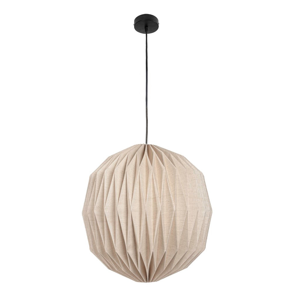 Dune 15.75" Modern Vintage Orb Honeycomb Shade LED Pendant Light