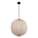 Dune 15.75" Modern Vintage Orb Honeycomb Shade LED Pendant Light