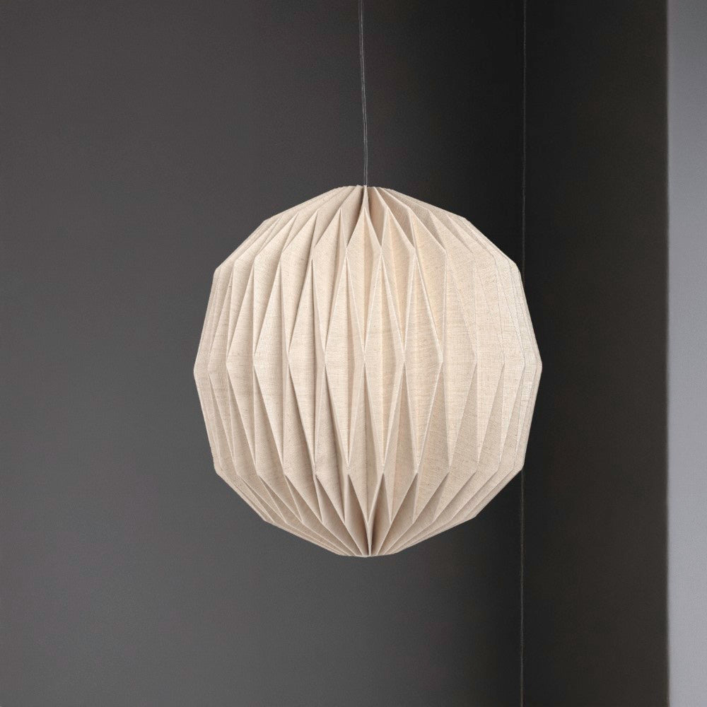 Dune 15.75" Modern Vintage Orb Honeycomb Shade LED Pendant Light