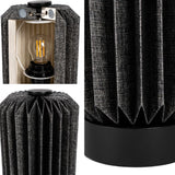 Tide 8.5" Modern Minimalist Paper Pleated Column Accent LED Table Lamp