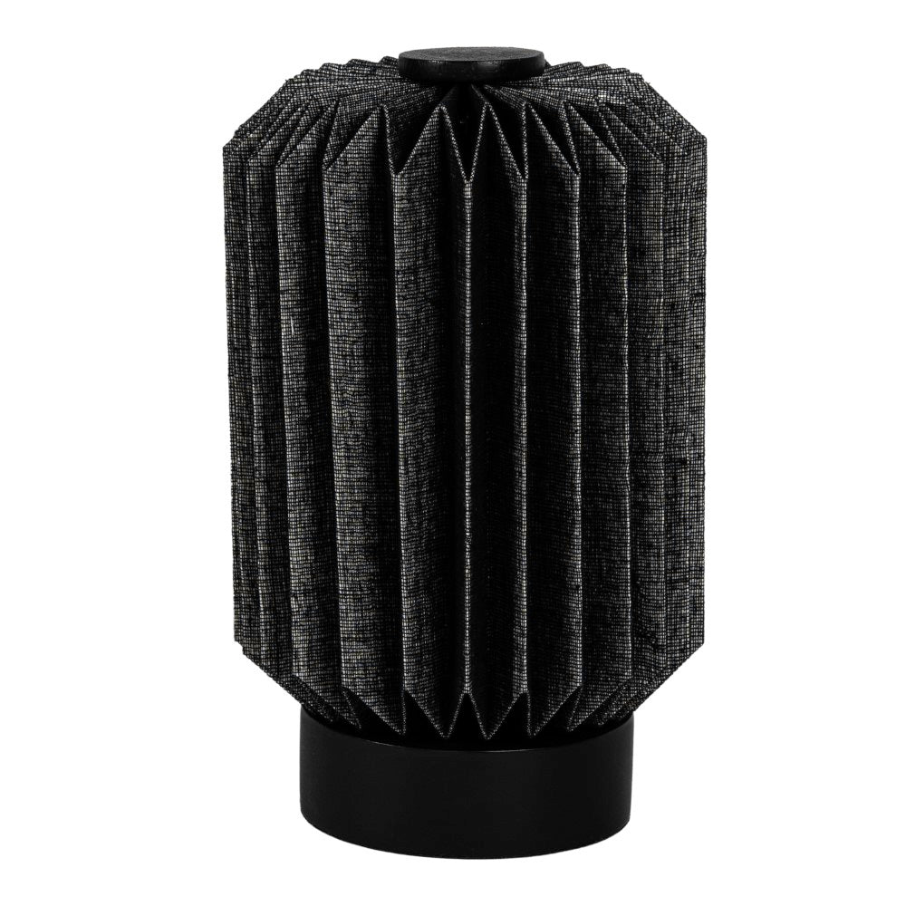 Tide 8.5" Modern Minimalist Paper Pleated Column Accent LED Table Lamp