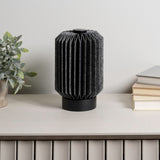 Tide 8.5" Modern Minimalist Paper Pleated Column Accent LED Table Lamp