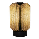Tide 8.5" Modern Minimalist Paper Pleated Column Accent LED Table Lamp