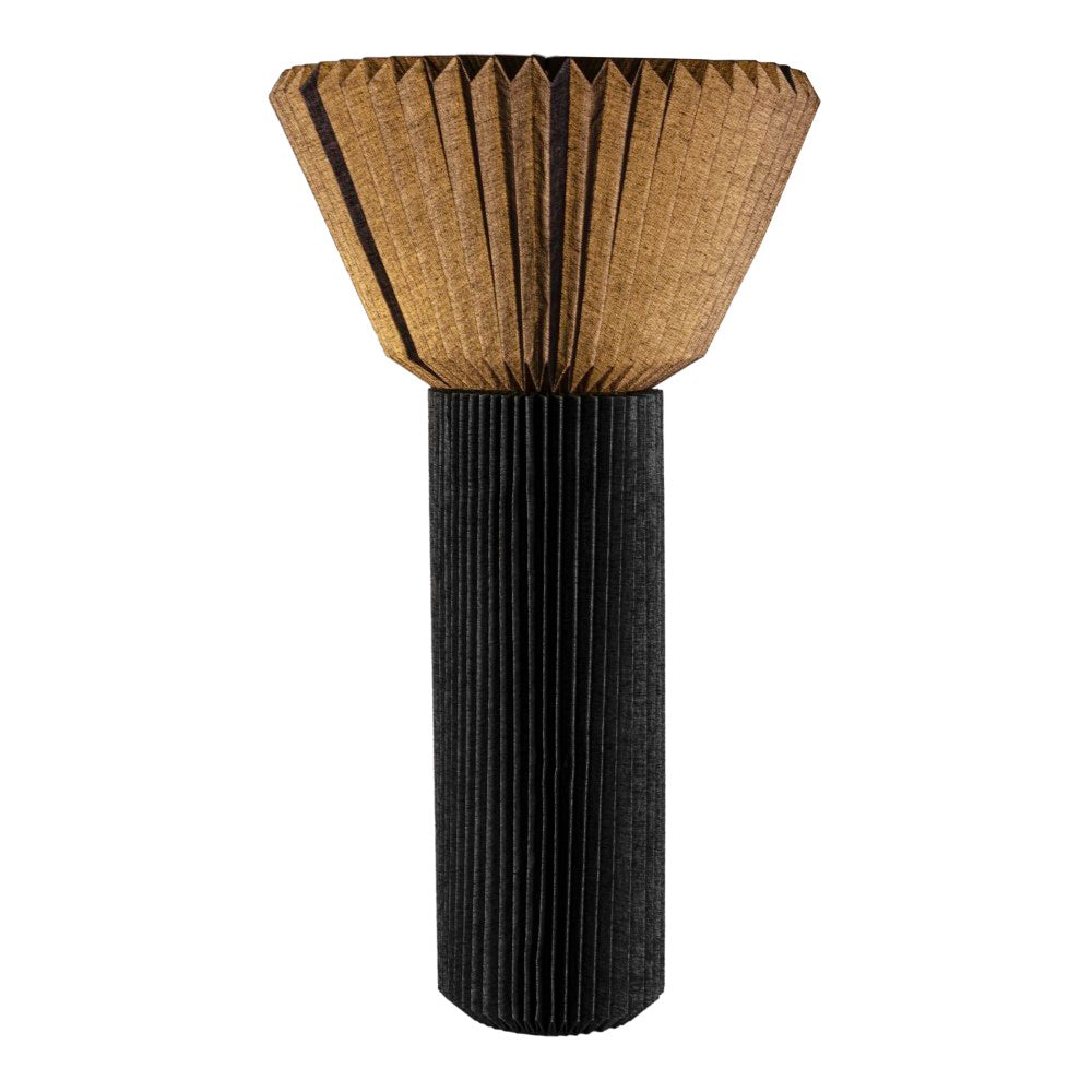 Nova 37" Modern Minimalist Pleated Shade Floor Lamp