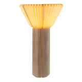Nova 37" Modern Minimalist Pleated Shade Floor Lamp