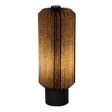 Orion 15.75" Modern Minimalist Paper Pleated Column Accent LED Table Lamp