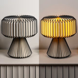 Selene 12.8" Modern Art Deco Paper Pleated Shade Accent LED Table Lamp