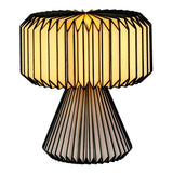 Selene 12.8" Modern Art Deco Paper Pleated Shade Accent LED Table Lamp