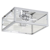 Shoal Metal/Glass LED Flush Mount