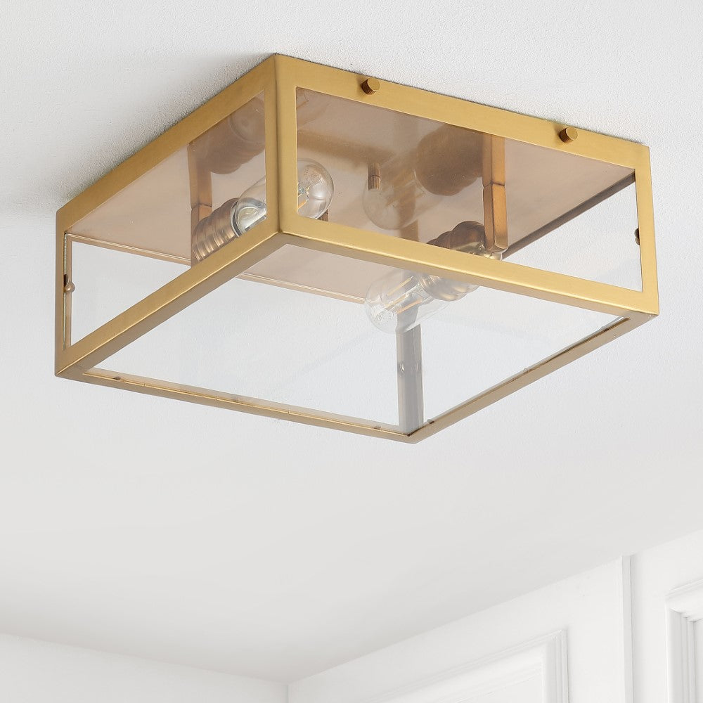 Shoal Metal/Glass LED Flush Mount