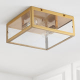 Shoal Metal/Glass LED Flush Mount