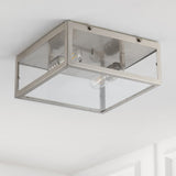 Shoal Metal/Glass LED Flush Mount